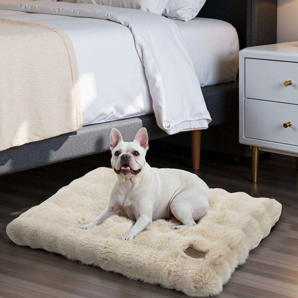 Fluffy Dog Crate Bed for Extra Large Dogs,