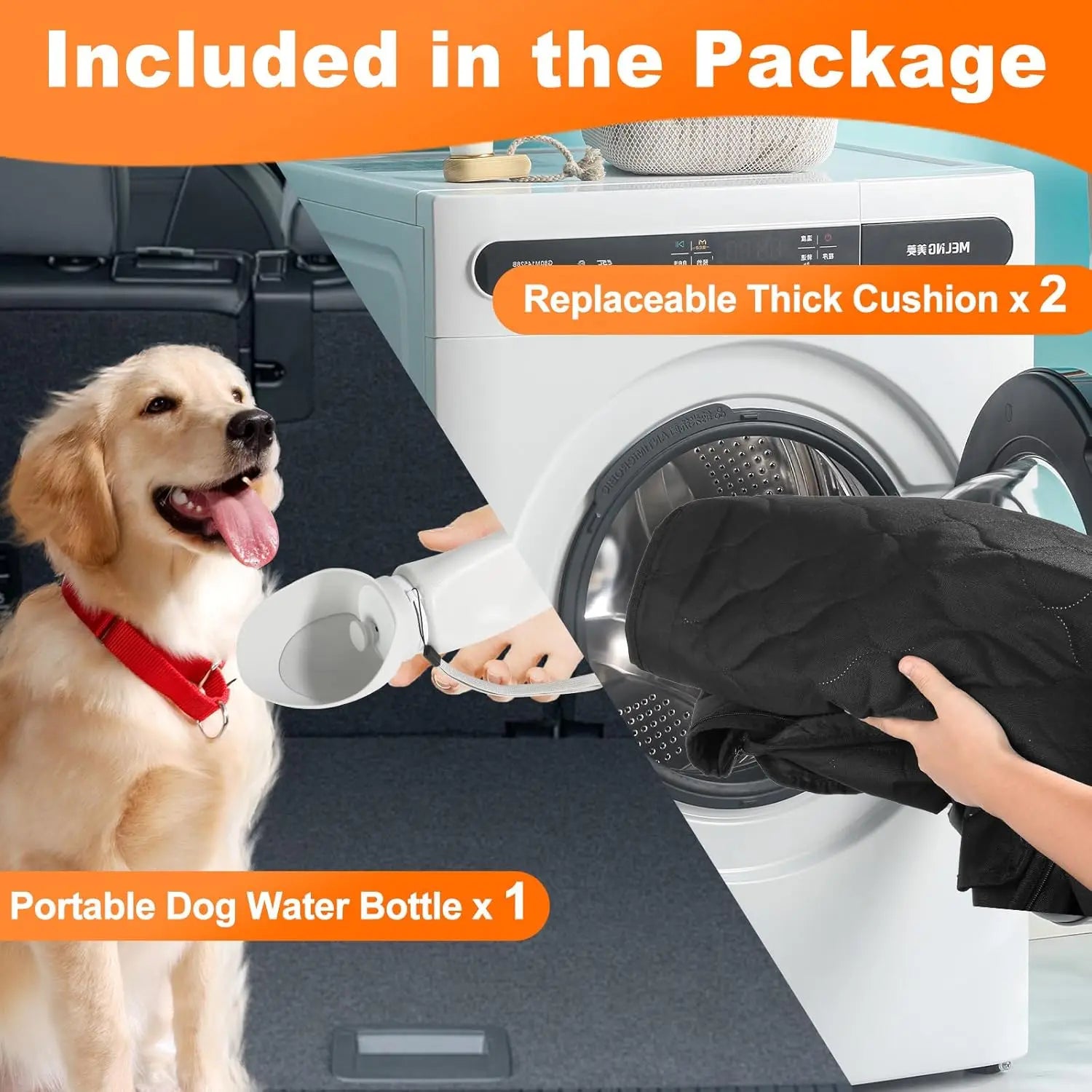 Waterproof Pet Travel Accessories Foldable Dog Car Seat  Car