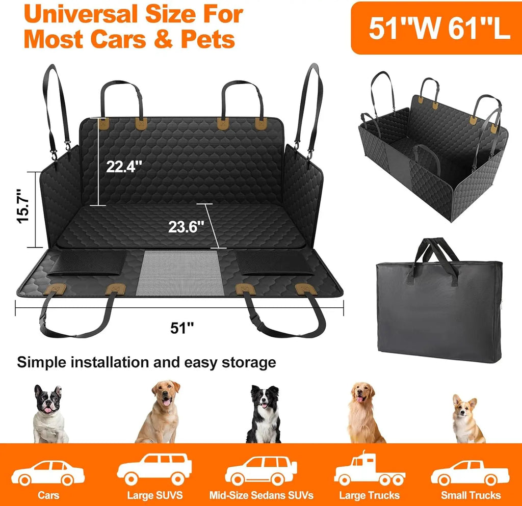 Waterproof Pet Travel Accessories Foldable Dog Car Seat  Car