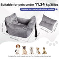 Travel Dog Booster Seat for Small Medium Dogs Cats
