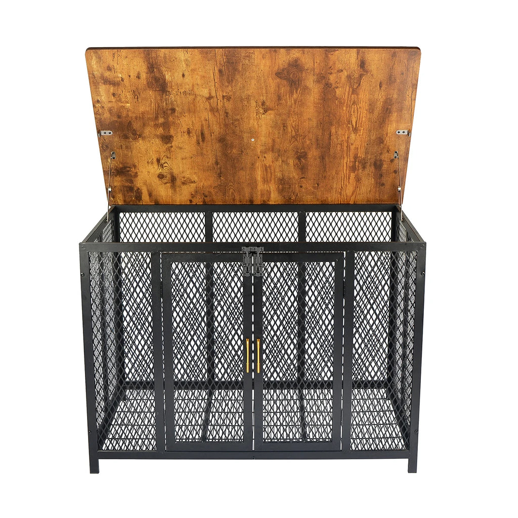 2 in 1 Wooden Dogs Cage & Decorative End Table