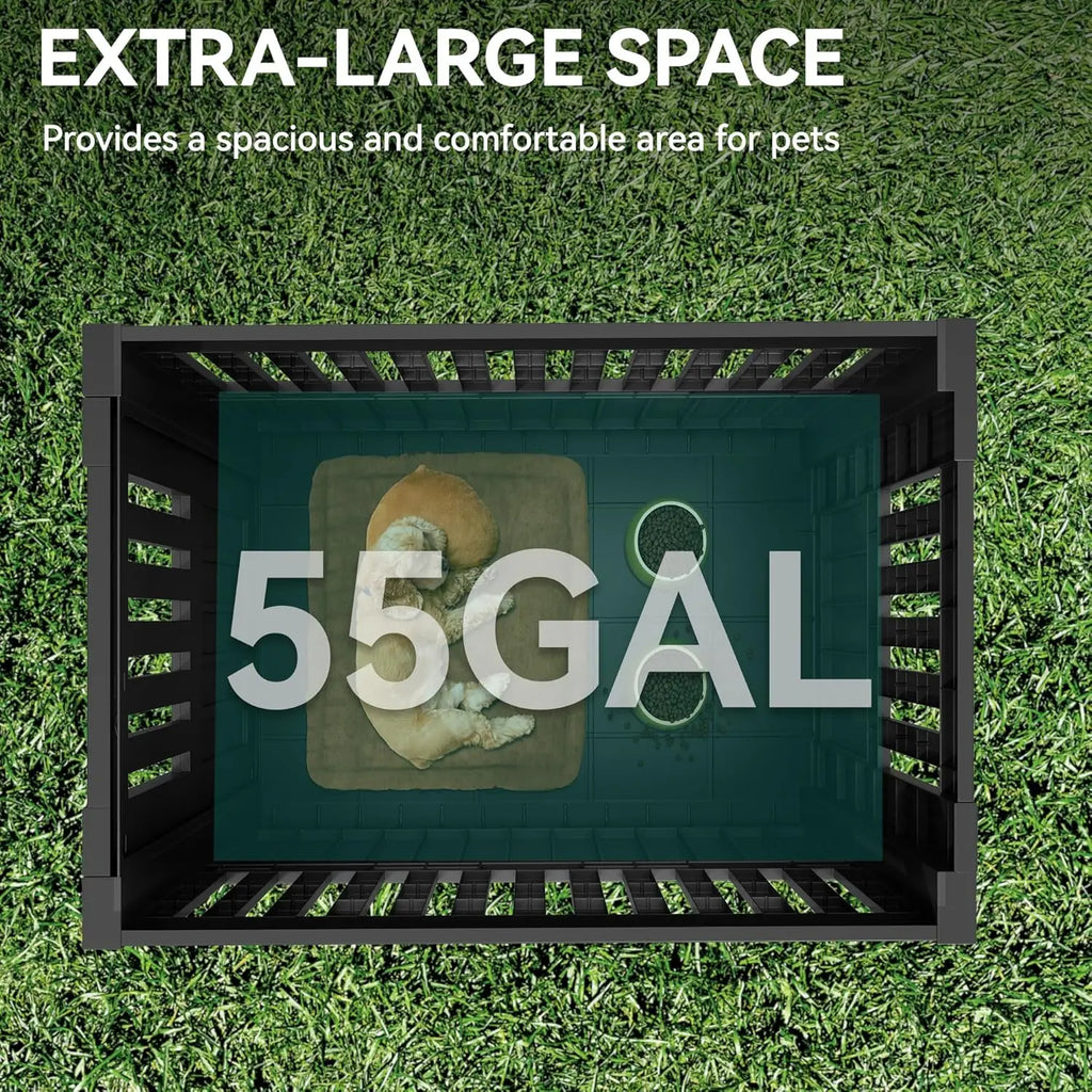 Furniture-Style Dog Crate Nightstand,