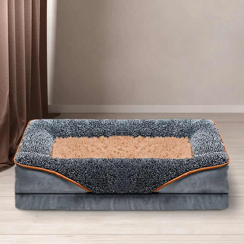 An oversized dog bed removable washable for all seasons, pet bed