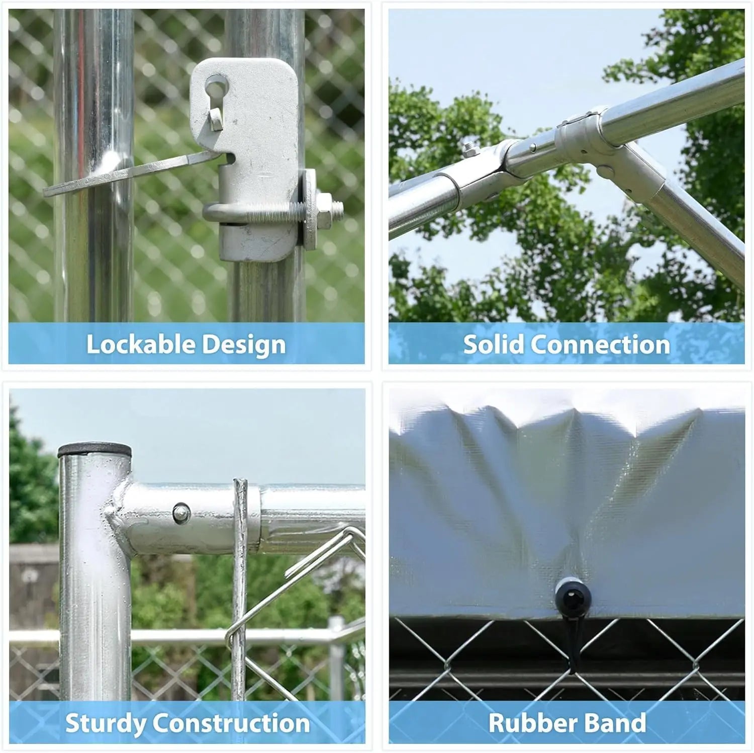 Large Galvanized Dog Kennel Outdoor with Roofhttps://img.dsers.com/setting/aigif3.gif