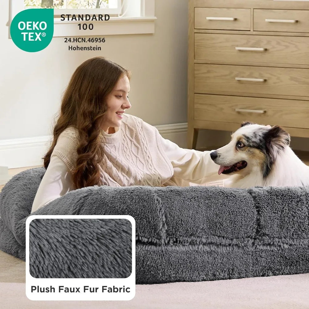 Foldable Human Dog Bed