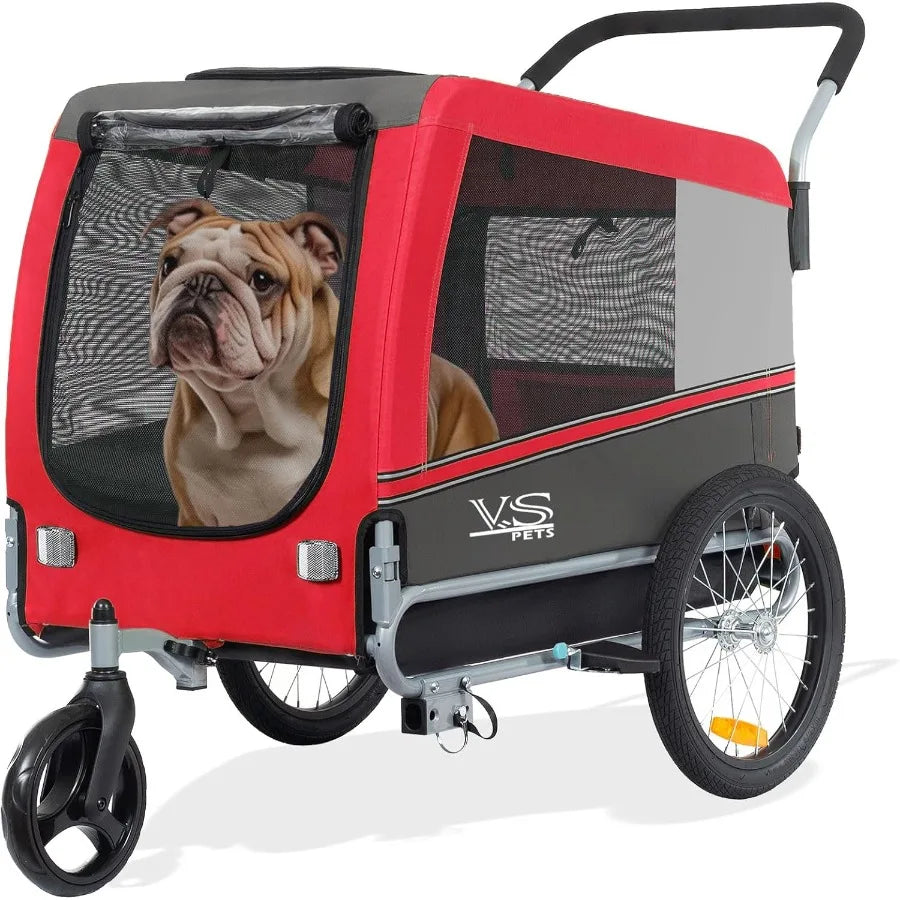 Pets Large Dog Bike Trailer Stroller