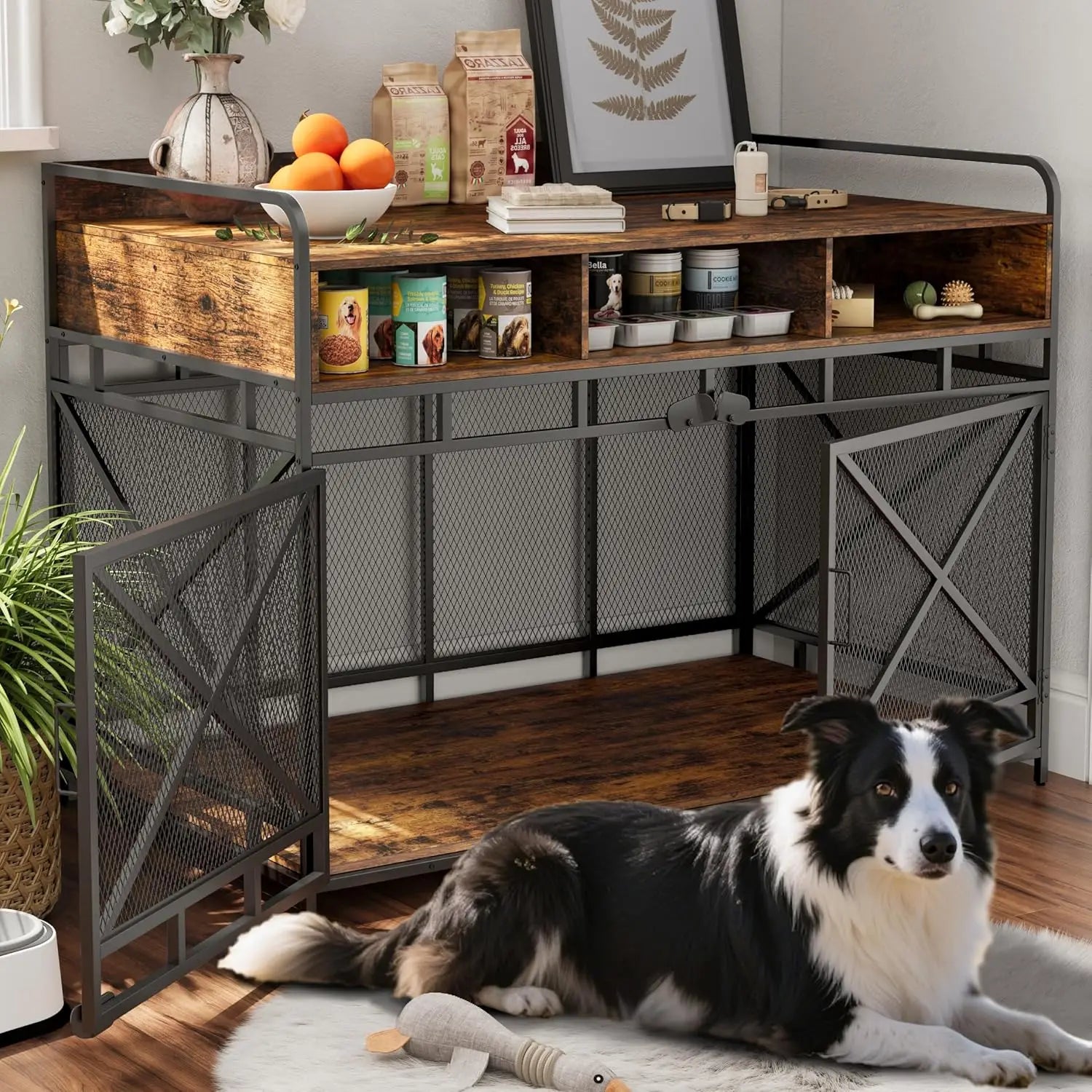 48" Heavy Duty Wooden Dog Crate