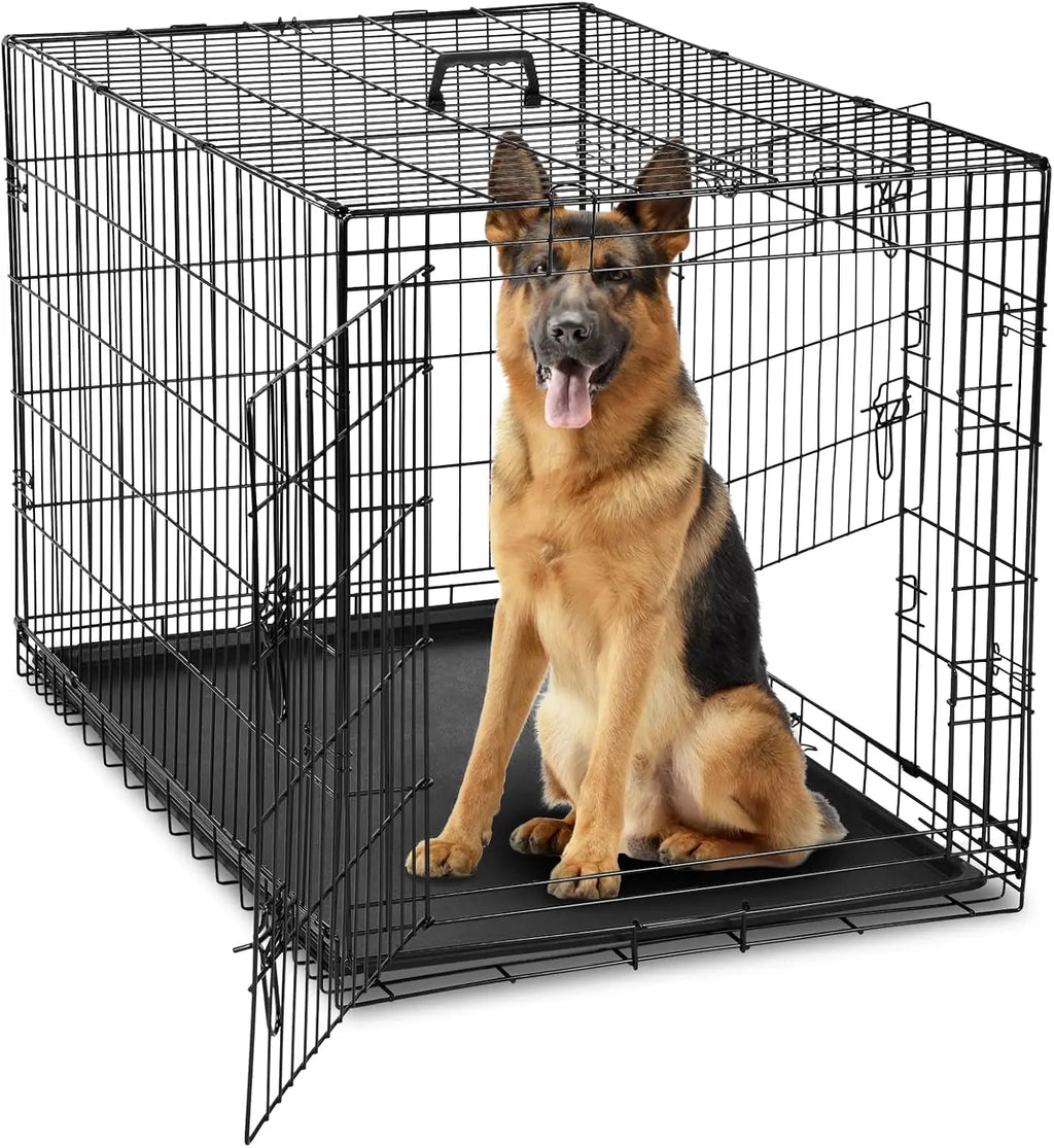 42 Inch Large Double Door Dog Cage