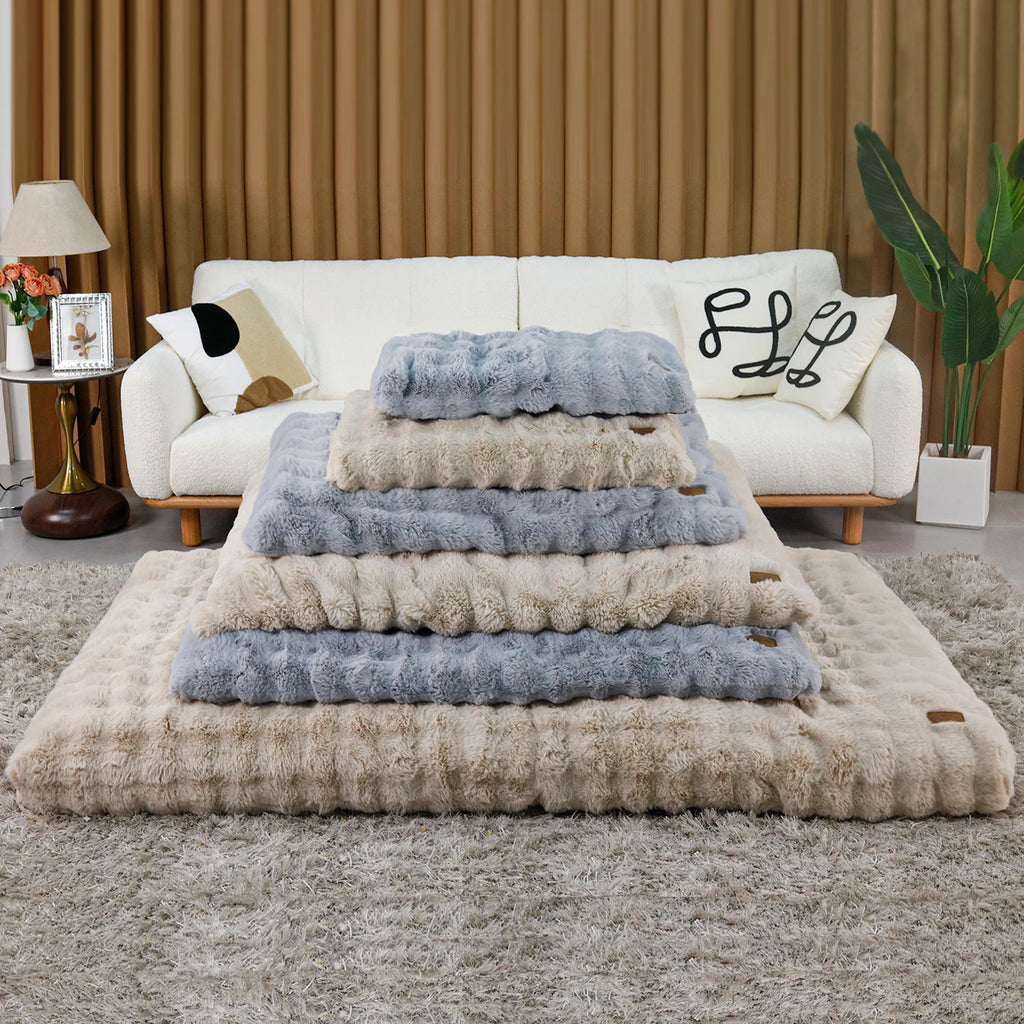 Fluffy Dog Crate Bed for Extra Large Dogs,