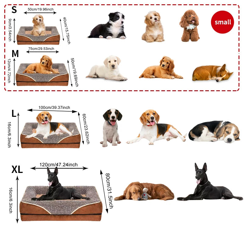 An oversized dog bed removable washable for all seasons, pet bed