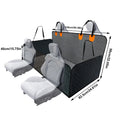 Back Seat Extender for Dogs Hard Bottom Dog Car Seat Cover Waterproof