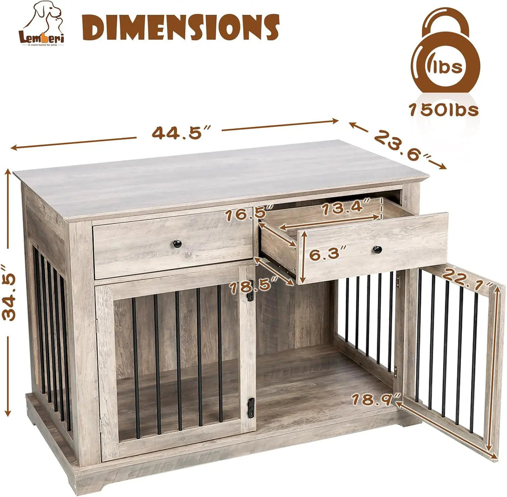 44 Inch Large Dog Crate